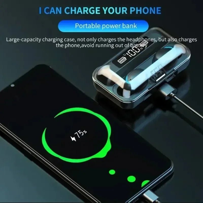 TWS F9 - 5 Earphone Bluetooth Earphones Wireless Headphones Hifi Stereo Sports Earbuds Headset Hearing Aids With Mic Handfree - Lo Shop Desiderato - TWS F9 - 5 Earphone Bluetooth Earphones Wireless Headphones Hifi Stereo Sports Earbuds Headset Hearing Aids With Mic Handfree - Lo Shop Desiderato - 