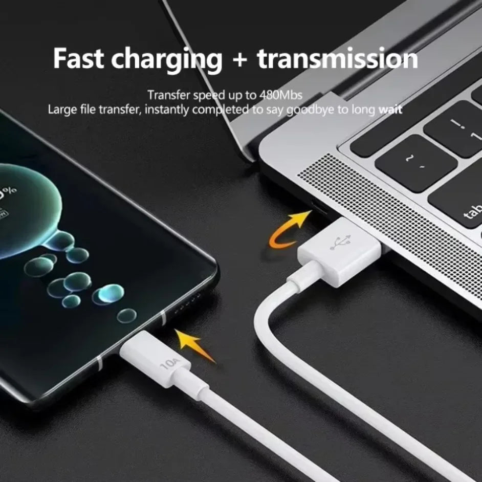 Universal 120W USB Type C Cable 10A Super Fast Charging Cable 1M/1.5M/2M For Xiaomi Smasung S24 S23 Huawei P70 Honor Data Cord - Lo Shop Desiderato - Universal 120W USB Type C Cable 10A Super Fast Charging Cable 1M/1.5M/2M For Xiaomi Smasung S24 S23 Huawei P70 Honor Data Cord - Lo Shop Desiderato - 