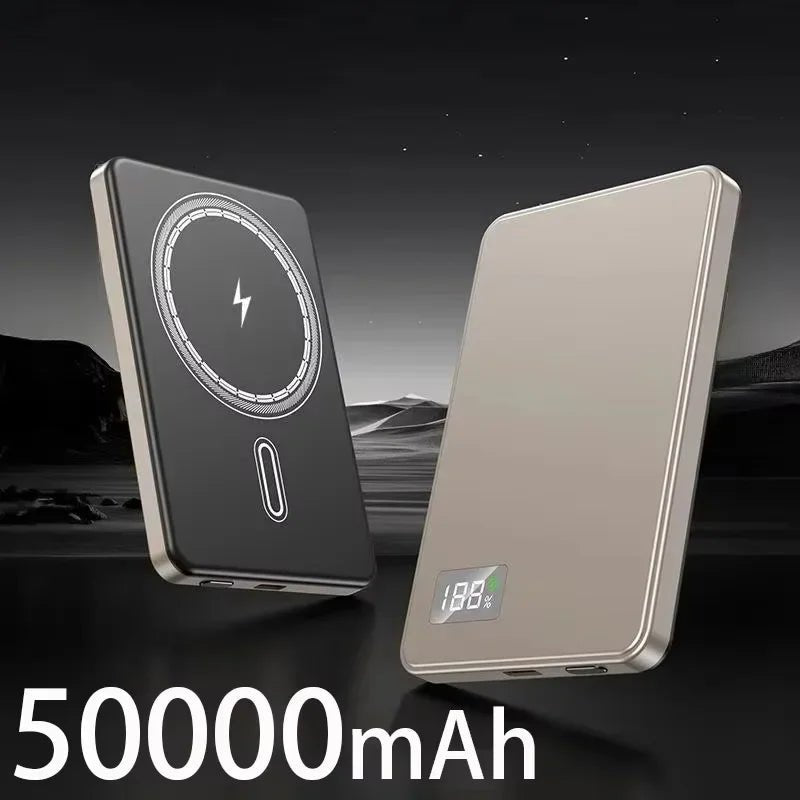 VIVO 500000mAh 3C Certification Thin Power Bank Ultra For MagSafe 22.5W Magnetic Wireless Fast Charging Portable Battery Display - Lo Shop Desiderato - VIVO 500000mAh 3C Certification Thin Power Bank Ultra For MagSafe 22.5W Magnetic Wireless Fast Charging Portable Battery Display - Lo Shop Desiderato - 