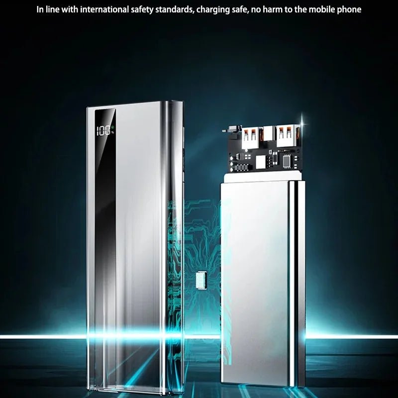VIVO 500000mAh Large Capacity Power Bank 120W Super Fast Charging Power Bank Portable Battery Charger Digital Display Power Bank - Lo Shop Desiderato - VIVO 500000mAh Large Capacity Power Bank 120W Super Fast Charging Power Bank Portable Battery Charger Digital Display Power Bank - Lo Shop Desiderato - 