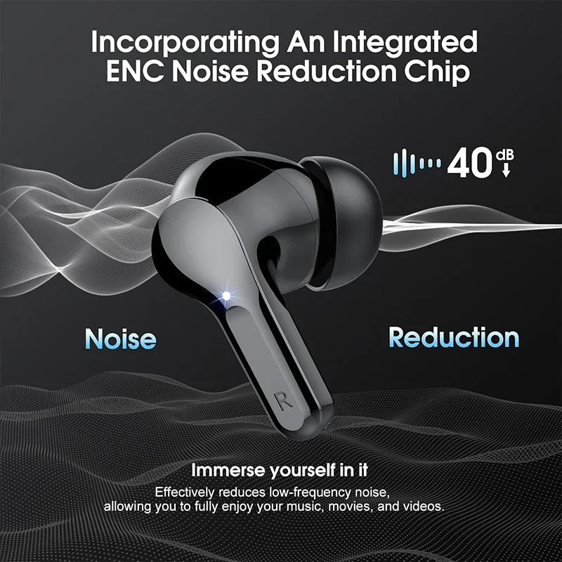 Wireless Earbuds BT5.3 Headphones HiFi Stereo EarBuds with ENC Noise Cancelling Mic 48H LED Display IP7 Waterproof Earphones - Lo Shop Desiderato - Wireless Earbuds BT5.3 Headphones HiFi Stereo EarBuds with ENC Noise Cancelling Mic 48H LED Display IP7 Waterproof Earphones - Lo Shop Desiderato - 