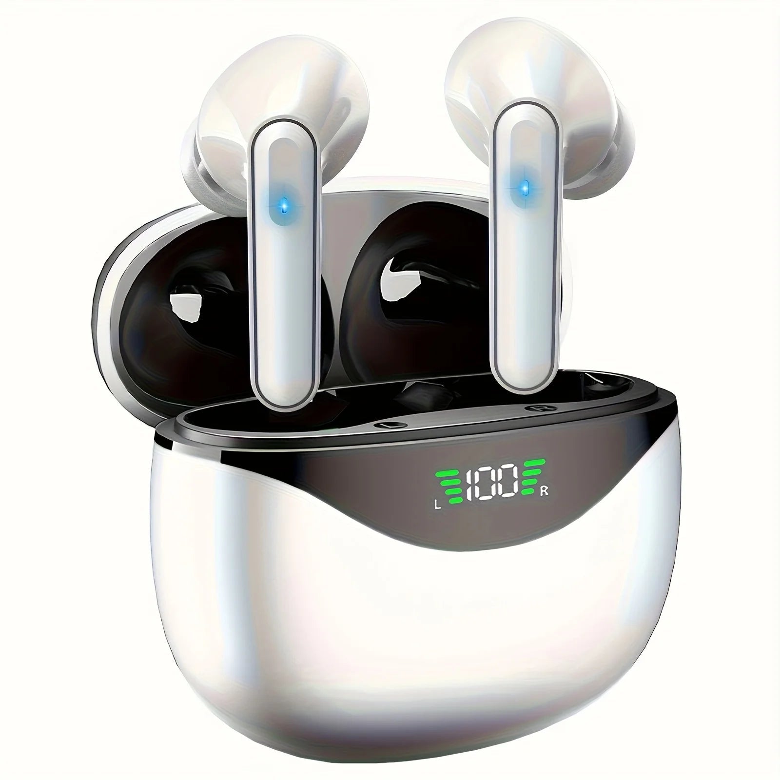 Wireless Earbuds, Sports Earphones with Built - in Microphone, Digital LED Power Display, TWS In - Ear Headphones with Built - in Mic - Lo Shop Desiderato - Wireless Earbuds, Sports Earphones with Built - in Microphone, Digital LED Power Display, TWS In - Ear Headphones with Built - in Mic - Lo Shop Desiderato - 