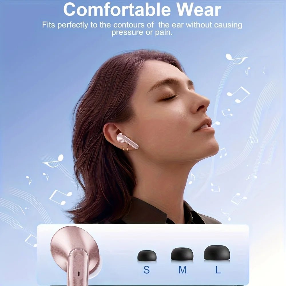 Wireless Earbuds, Sports Earphones with Built - in Microphone, Digital LED Power Display, TWS In - Ear Headphones with Built - in Mic - Lo Shop Desiderato - Wireless Earbuds, Sports Earphones with Built - in Microphone, Digital LED Power Display, TWS In - Ear Headphones with Built - in Mic - Lo Shop Desiderato - 