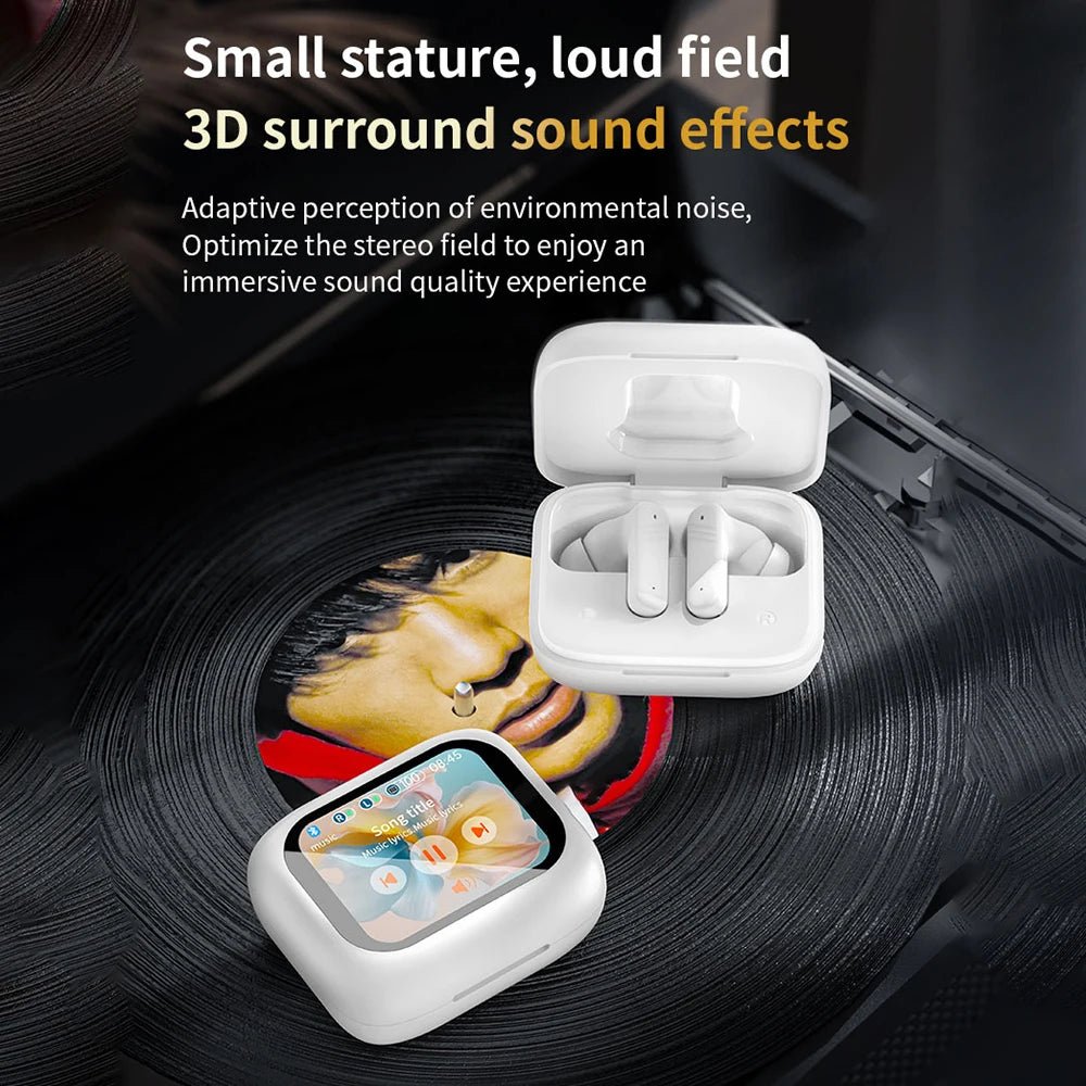Wireless Earbuds With Touch Screen In - Ear Earphone ANC Noise Cancellation Long Battery ENC Mic Compatible For IOS Android - Lo Shop Desiderato - Wireless Earbuds With Touch Screen In - Ear Earphone ANC Noise Cancellation Long Battery ENC Mic Compatible For IOS Android - Lo Shop Desiderato - 