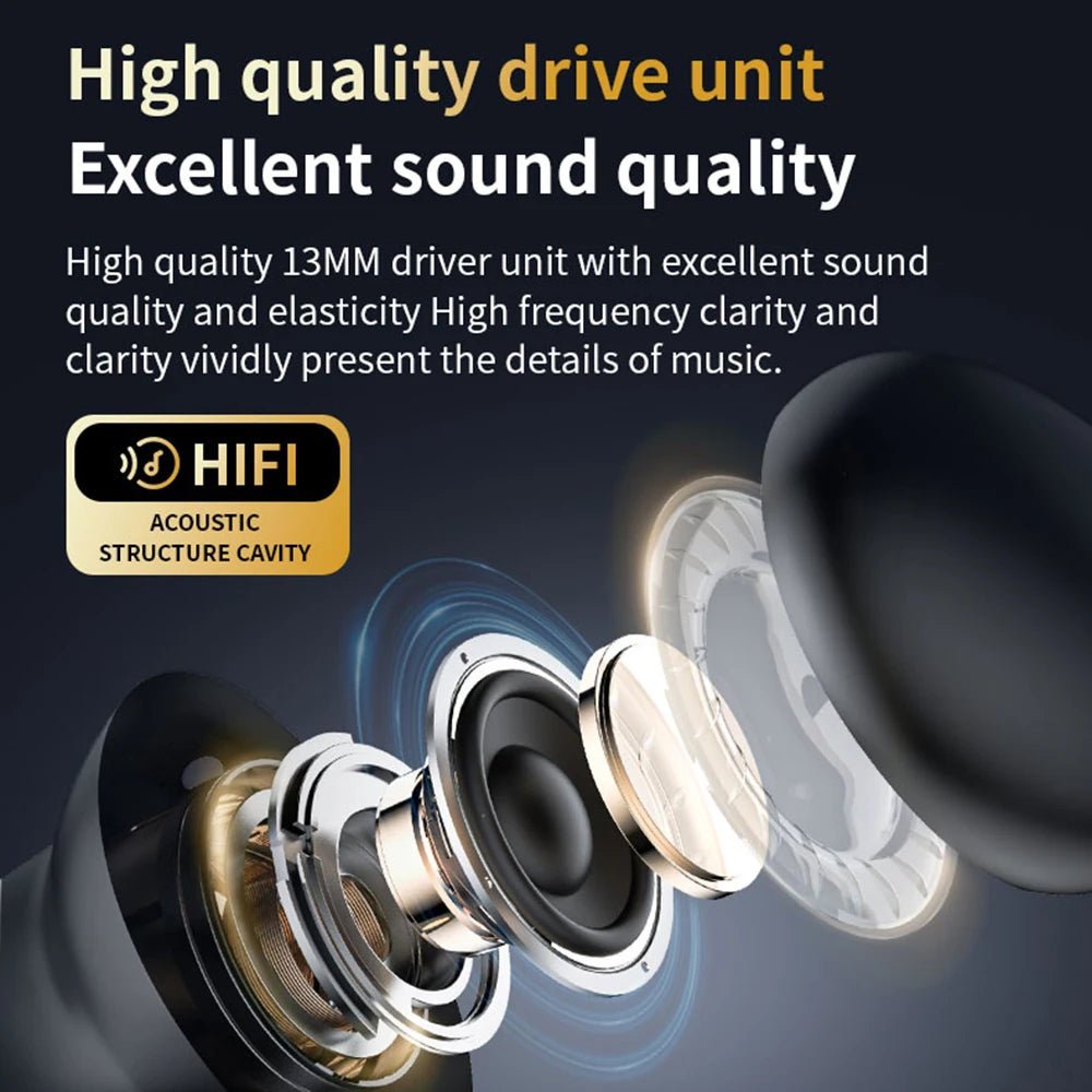 Wireless Earbuds With Touch Screen In - Ear Earphone ANC Noise Cancellation Long Battery ENC Mic Compatible For IOS Android - Lo Shop Desiderato - Wireless Earbuds With Touch Screen In - Ear Earphone ANC Noise Cancellation Long Battery ENC Mic Compatible For IOS Android - Lo Shop Desiderato - 