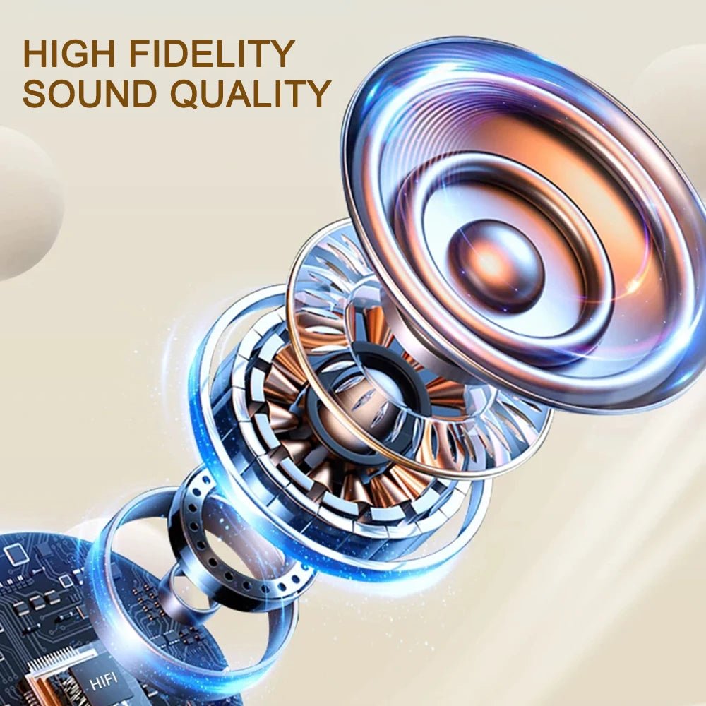 Wireless Earbuds With Touch Screen In - Ear Earphone ANC Noise Cancellation Long Battery ENC Mic Compatible For IOS Android - Lo Shop Desiderato - Wireless Earbuds With Touch Screen In - Ear Earphone ANC Noise Cancellation Long Battery ENC Mic Compatible For IOS Android - Lo Shop Desiderato - 