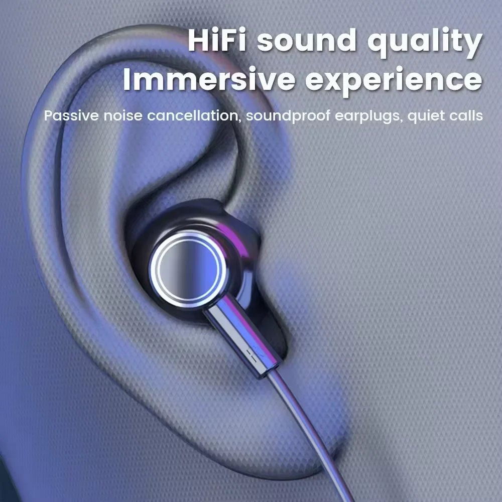 Wireless Earphones 5.3 Neckband Headphones Gaming LED Display Stereo Sports Headset Halter Waterproof Magnetic Earbuds - Lo Shop Desiderato - Wireless Earphones 5.3 Neckband Headphones Gaming LED Display Stereo Sports Headset Halter Waterproof Magnetic Earbuds - Lo Shop Desiderato - 