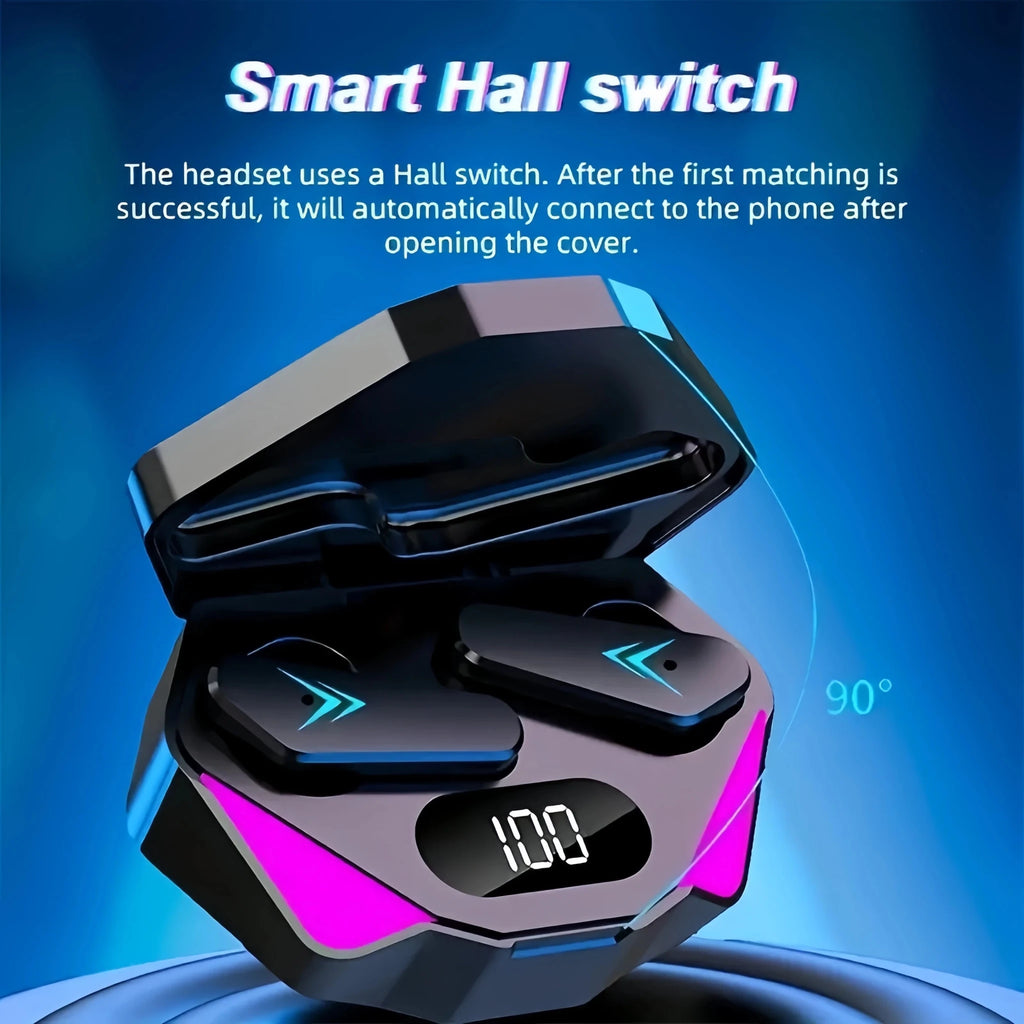 X15 TWS Wireless Bluetooth Headset LED Display Gamer Earbuds with Mic Wireless Headphones Noise Cancelling Bluetooth Earphones - Lo Shop Desiderato - X15 TWS Wireless Bluetooth Headset LED Display Gamer Earbuds with Mic Wireless Headphones Noise Cancelling Bluetooth Earphones - Lo Shop Desiderato - 